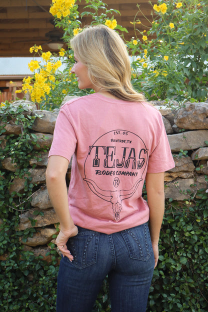 Adult - Tejas Branded Longhorn Tee