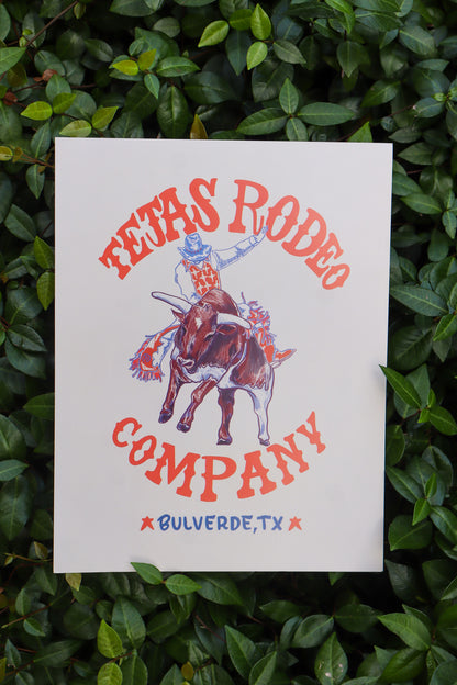 Tejas Rodeo Poster 16"x20"