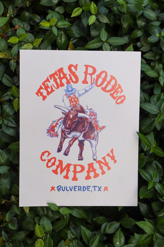 Tejas Rodeo Poster 16"x20"