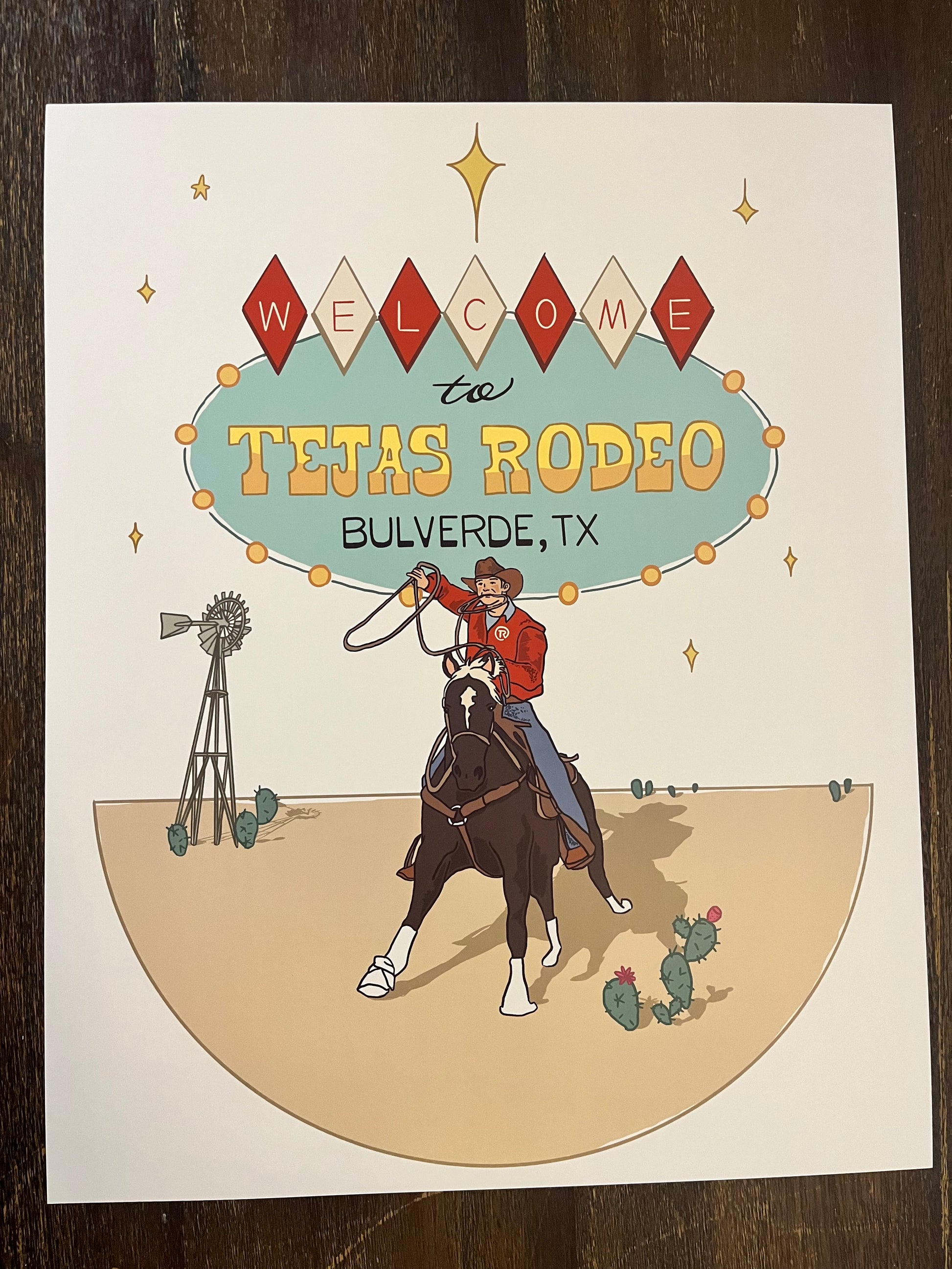 Tejas Rodeo Poster 16