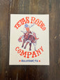 Tejas Rodeo Poster 8.5"x11"