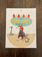 Tejas Rodeo Poster 8.5"x11"