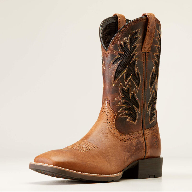Ariat Men's Sport Cool VentTEK Wide Square Toe Cowboy Boot