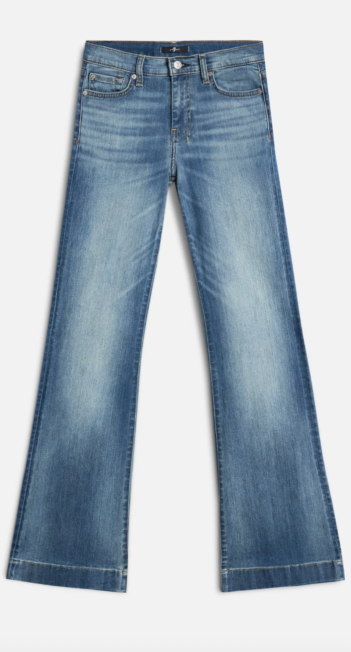 7 For All Mankind Dojo Slim Illusion- Distressed Authentic Light 36"