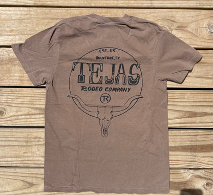 Adult - Tejas Branded Longhorn Tee