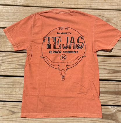 Adult - Tejas Branded Longhorn Tee