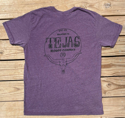 Adult - Tejas Branded Longhorn Tee