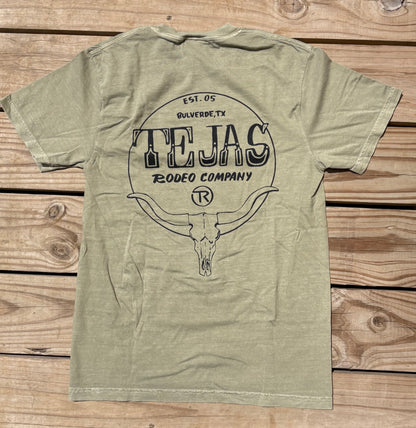 Adult - Tejas Branded Longhorn Tee